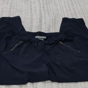 Athleta pull bottom pants with zippers size 16